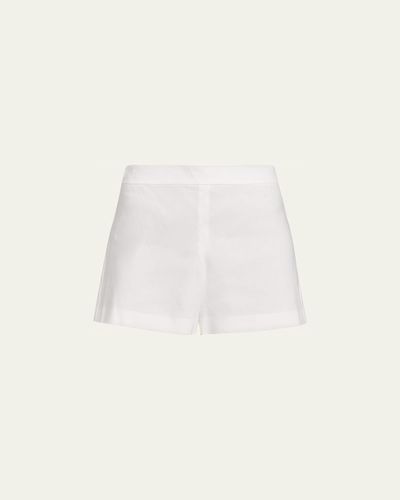 ALICE + OLIVIA Hera Linen-Blend Flare Shorts