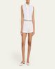 ALICE + OLIVIA Hera Linen-Blend Flare Shorts - 2