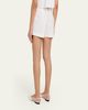 ALICE + OLIVIA Hera Linen-Blend Flare Shorts - 3