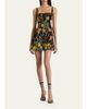 ALICE + OLIVIA Julia Floral Print Mini Dress - 2