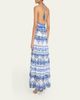 ALICE + OLIVIA Karolina Tiered Halter Maxi Dress - 3