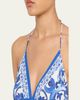 ALICE + OLIVIA Karolina Tiered Halter Maxi Dress - 5