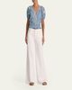 ALICE + OLIVIA Kathryn Embroidered Short-Sleeve Blouse - 2
