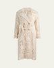 ALICE + OLIVIA Keith Eyelet Midi Trench Coat - 1