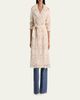 ALICE + OLIVIA Keith Eyelet Midi Trench Coat - 2