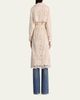 ALICE + OLIVIA Keith Eyelet Midi Trench Coat - 3