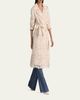 ALICE + OLIVIA Keith Eyelet Midi Trench Coat - 4