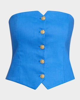 ALICE + OLIVIA Kelcey Strapless Top