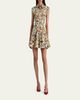 ALICE + OLIVIA Kim Paneled Floral Mini Shirtdress - 2