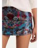 ALICE + OLIVIA Mace High-Rise Jacquard Mini Skort - 5