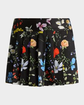 ALICE + OLIVIA Noah Pleated Mini Skirt