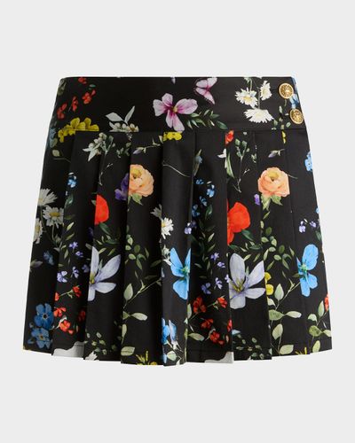 ALICE + OLIVIA Noah Pleated Mini Skirt