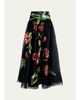 ALICE + OLIVIA Oriana Embellished Maxi Skirt - 1