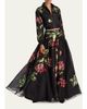 ALICE + OLIVIA Oriana Embellished Maxi Skirt - 2