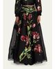 ALICE + OLIVIA Oriana Embellished Maxi Skirt - 4