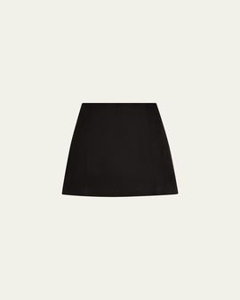 ALICE + OLIVIA Riley Suede Mini Skirt