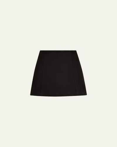 ALICE + OLIVIA Riley Suede Mini Skirt