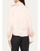 ALICE + OLIVIA Roanne Tie-Front Satin Blouse - 3