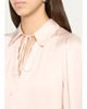ALICE + OLIVIA Roanne Tie-Front Satin Blouse - 5
