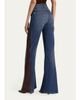 ALICE + OLIVIA SB Faux-Leather Cutout Jeans - 3