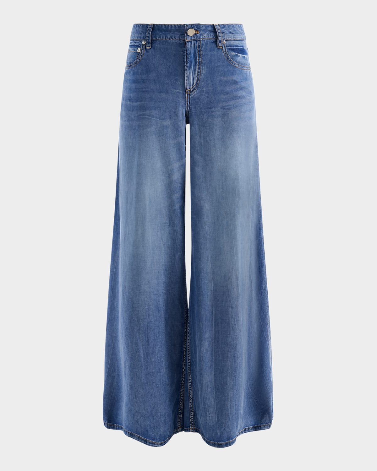 ALICE + OLIVIA Sidney Ultra Wide-Leg Jeans