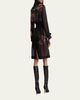 ALICE + OLIVIA Silvia Sheer Trench Coat - 3