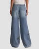 ALICE + OLIVIA Women's Amazing Embellished Butterfly Cut-Out Wide-Leg Jeans - 3