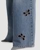 ALICE + OLIVIA Women's Amazing Embellished Butterfly Cut-Out Wide-Leg Jeans - 5