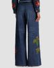 ALICE + OLIVIA Women's Amazing Embroidered Appliqué Baggy Low-Rise Jeans - 3