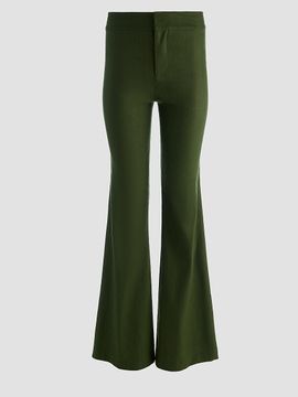 ALICE + OLIVIA Women's Andrew Mr Bootcut Slim-Fit Pants