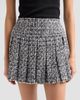 ALICE + OLIVIA Women's Carter Stitch Pleat Mini Skirt - 5