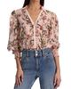 ALICE + OLIVIA Women's Charis Cotton-Silk Button-Front Blouse - 3