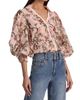 ALICE + OLIVIA Women's Charis Cotton-Silk Button-Front Blouse - 4