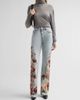 ALICE + OLIVIA Women's Chic Floral High-Rise Jeans - 2