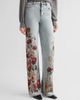 ALICE + OLIVIA Women's Chic Floral High-Rise Jeans - 4
