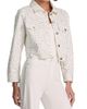 ALICE + OLIVIA Women's Chloe Embellished Denim Crop Jacket - 4
