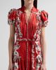 ALICE + OLIVIA Women's Cora Floral Tiered Mini Shirtdress - 5