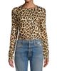 Alice + Olivia Women's Delaina Leopard Print Crop Top - 3