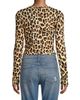 Alice + Olivia Women's Delaina Leopard Print Crop Top - 5