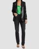 ALICE + OLIVIA Women's Denny Faux Leather Blazer - 2