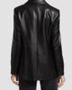 ALICE + OLIVIA Women's Denny Faux Leather Blazer - 5