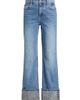 ALICE + OLIVIA Women's Embellished-Cuff Jeans - 1