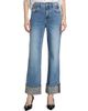 ALICE + OLIVIA Women's Embellished-Cuff Jeans - 3