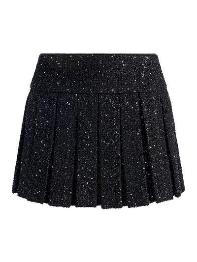 Alice + Olivia Women's Emilie Box Pleat Mini Skort