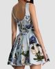 ALICE + OLIVIA Women's Estrella Floral Flare Mini Dress - 3