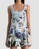 ALICE + OLIVIA Women's Estrella Floral Flare Mini Dress - 4