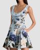 ALICE + OLIVIA Women's Estrella Floral Flare Mini Dress - 6