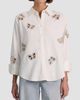 ALICE + OLIVIA Women's Finely Embellished Button-Front Shirt - 3
