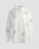 ALICE + OLIVIA Women's Finely Embellished Button-Front Shirt - 7