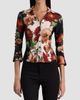 ALICE + OLIVIA Women's Freya Printed Top - 4